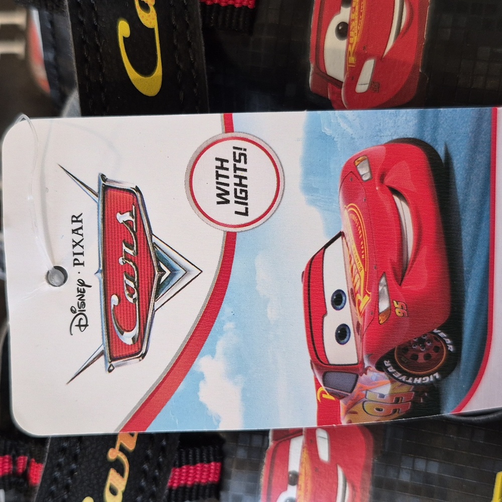 Cars Movie Lightning McQueen Light-Up Sandals - Picture 2 of 5
